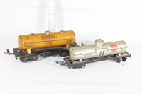 VTG Gulf and Shell Lionel Lines toy tin traines