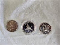 3 Clad Commemorative Half Dollar Coins
