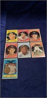 (7) 1959 Topps Baseball Cards