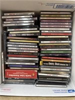 Box of music CD's  Country / Christmas and early