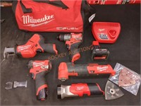 Milwaukee M12 FUEL 12-Volt 5-Tool Combo Kit