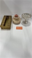 Gold Ornate Tissue Box Lot