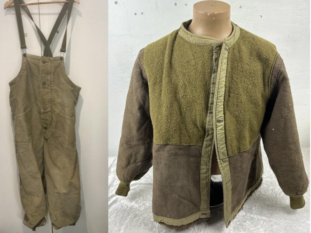 US Naval Korean War Period Overalls & Jacket