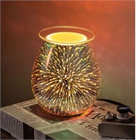 P417  Sziqiqi Glass Fireworks Wax Warmer - 3D