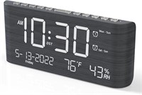Digital Wooden Alarm Clock
