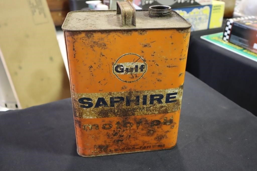 Gulf Saphire Supreme 1 Gal motor oil can