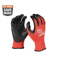 XXL Red Nitrile Level 3 Cut Resistant Gloves