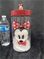 Lighted Minnie In A Jar