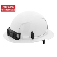 White BOLT Type 1 Class C Full Brim Hard Hat