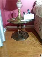 Pedestal Lamp Table