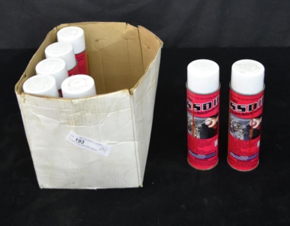 7 Cans 18.5oz State SSDII Solvent Degreaser