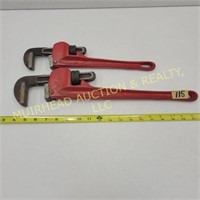 (2) PITTSBURGH PIPE WRENCHES