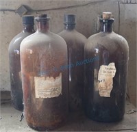 Antique dariy farm bottles