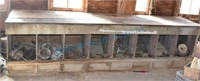 Antique general store counter & content 10ft long