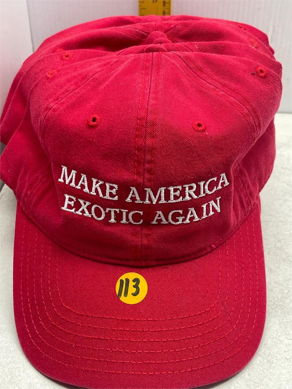 11- “MAKE AMERICA EXOTIC AGAIN” HATS BY TIGER KING