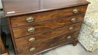 Antique Mahogany 4 drawer dresser