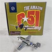 P-51 Die Cast Plane, 1:72 Scale w/Box