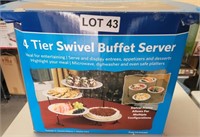 4-Tier Swivel Buffet Server