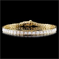 14K Gold 1.48ctw Diamond Bracelet