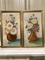 Flowers in vase painting