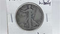 1938D Walking Liberty Half Dollar