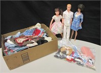 Vintage Dolls & Clothes - Includes 1964 Barbie