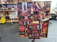 Coca-Cola Collectible Framed Puzzle Art