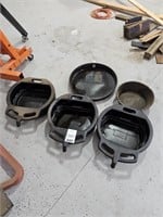 Assorted Oil Drain Containers