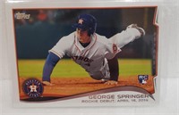 George Springer Rookie Card
