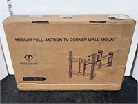 Medium full-motion tv corner wall mount