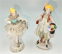 Small Pair of Victorian Couple Figures 5 1/4"
