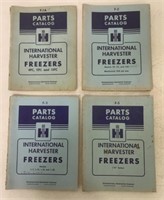 (4) International Parts Catalogs