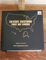 50-State greeting First Day Covers