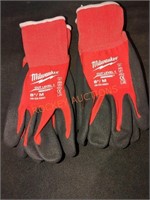 Milwaukee Cut level 1 Gloves 8"/m 2 pairs
