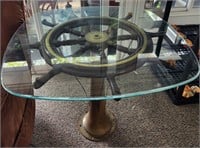 Antique John Hastie Co. Ship's Wheel  Table