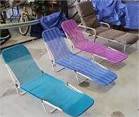 lounge and lawn chairs