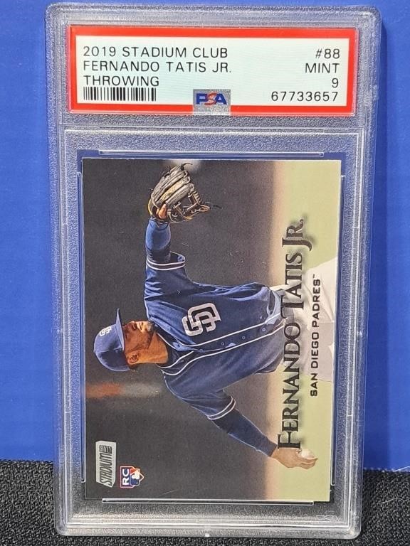 PSA Graded 9 2019 Fernando Tatis Jr Throwing RC