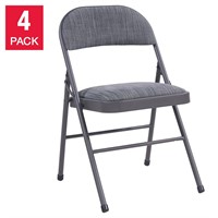Maxchief Padded Folding Chair, 4-pack