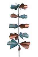 Copper Patinated Propeller Wind Sculpture