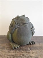 Large Ceramic Frog Garden Sculpture