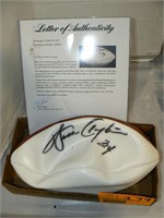 WALTER PAYTON AUTOGRAPHED FOOTBALL WITH COA