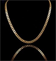 Heavy 18ct yellow gold necklace