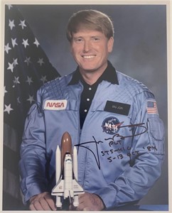 Astronaut Jon McBride signed photo