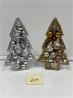 NIB Christmas Tree Ornaments Gold Silver