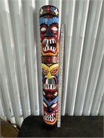 Carved Tiki Totem Hanging