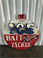 3d Metal Bait & Tackle Sign