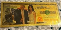 Donald Trump Collectors Bank Note NEW