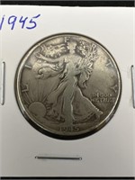 1945 HALF DOLLAR