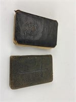 2 Antique Miniature Prayer Books - "Little Key of