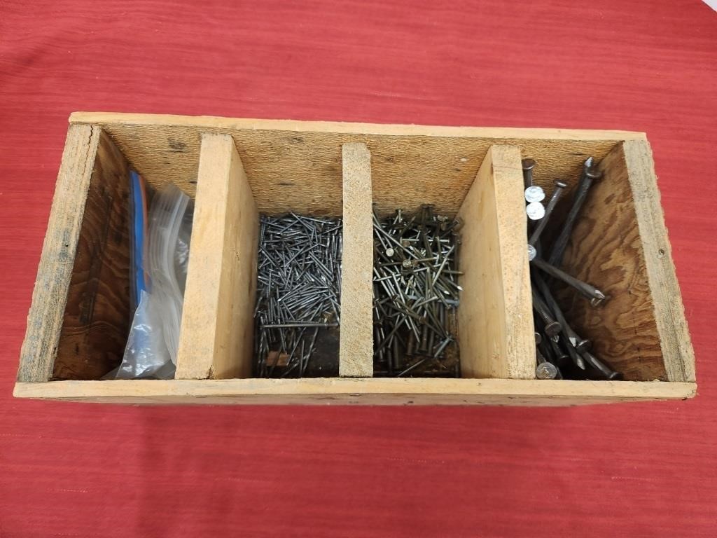 Assorted sizes of Nails and Screws